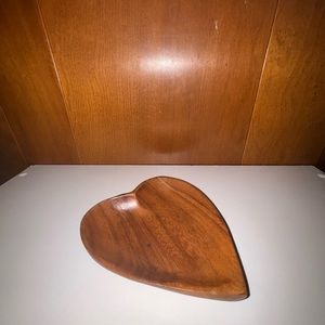 small wooden vintage heart bowl (so cute!)